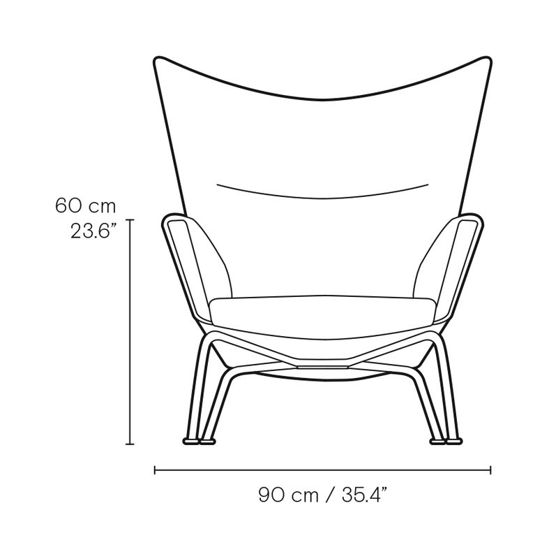Carl Hansen CH445 Wing Chair, Passion