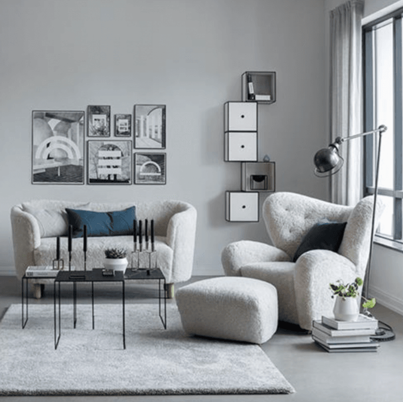 By Lassen Illustrate A5 Ramme Hvit 