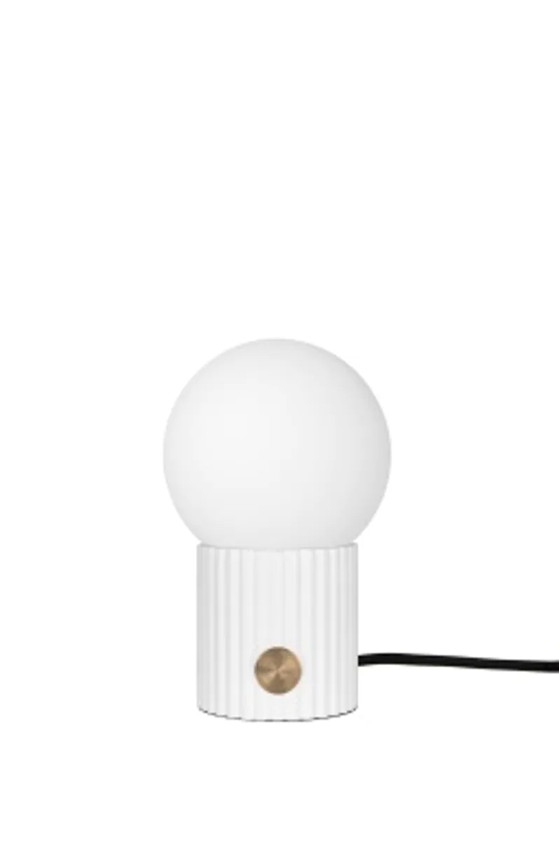 Globen Lighting Hubble 15 Bordlampe, Hvit