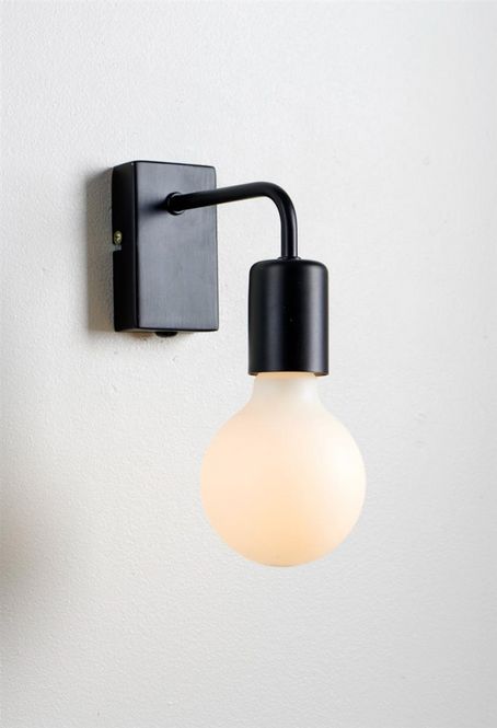 Hovedbilde Tanum Vegglampe, Sort