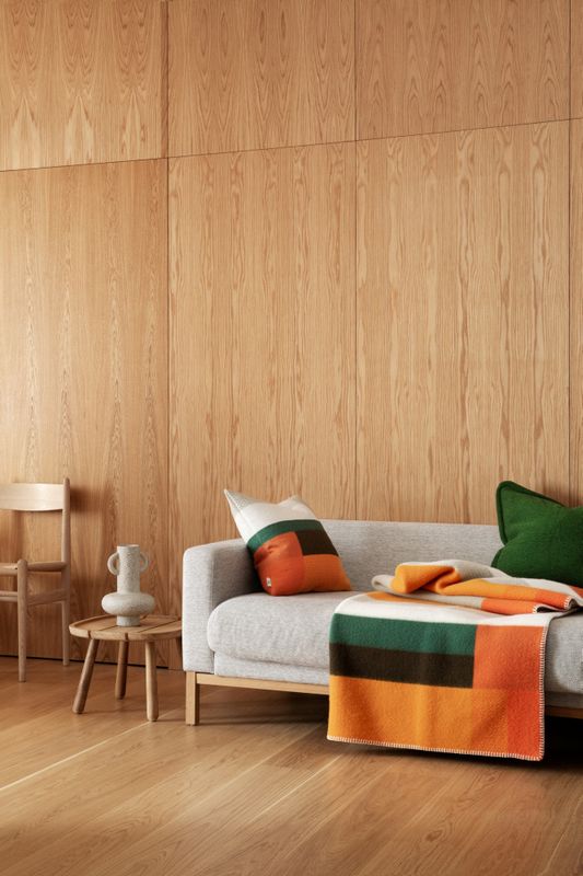 Røros Tweed Mikkel Pledd, Orange