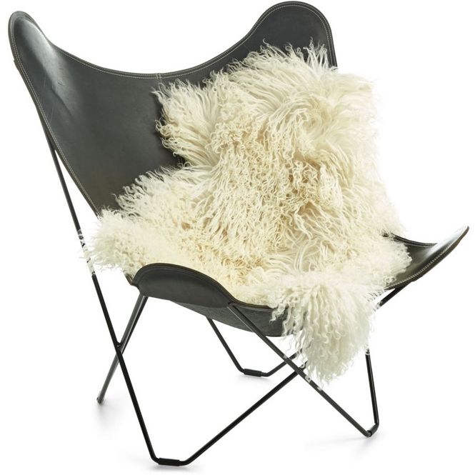 Hovedbilde Austrian Curly Sheepskin, 90cm (Off White)