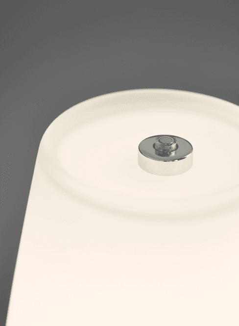 Hovedbilde Herstal Zenta Gulvlampe, Opal/Krom