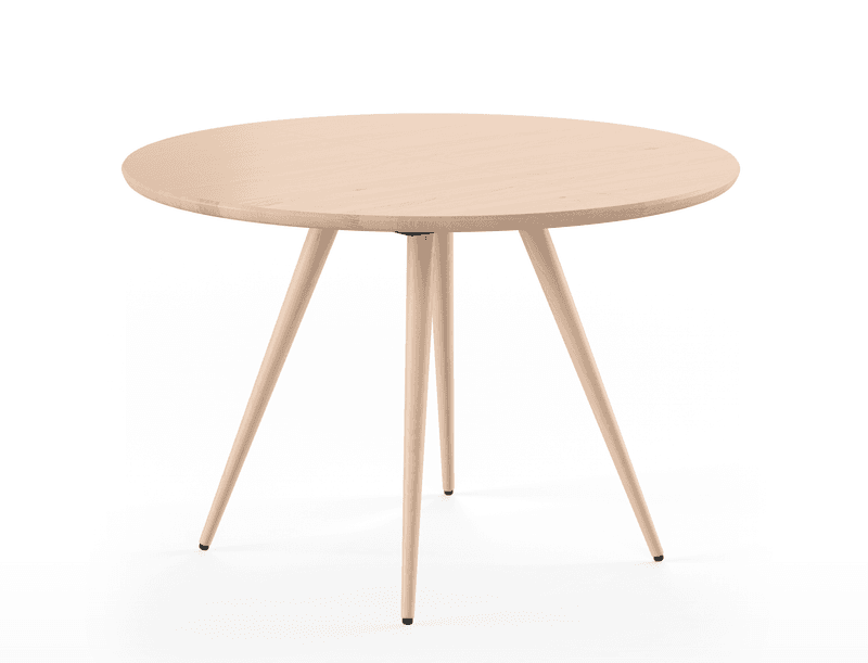 Naver Collection GM 3980/3982 Edge Spisebord Ø120, Hvitoljet Eik