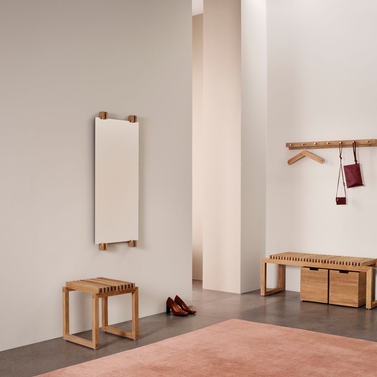 Fritz Hansen Cutter Benk, Teak