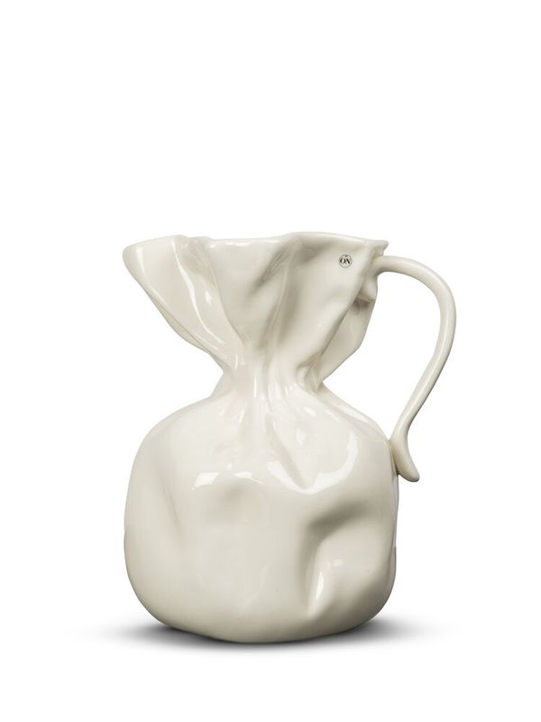 BYON Crumple Vase, Hvit
