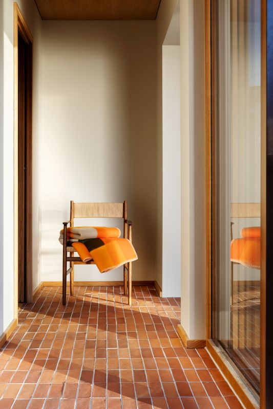 Røros Tweed Mikkel Pledd, Orange
