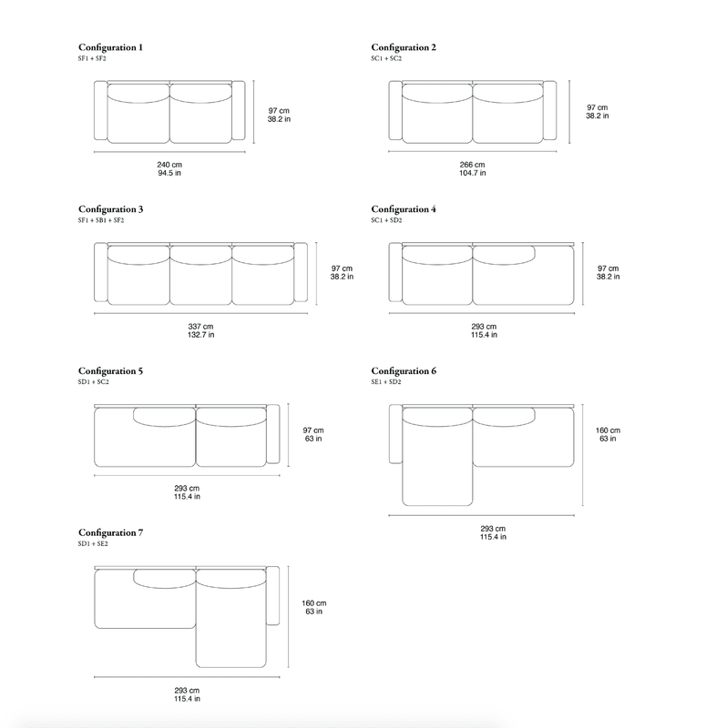 Fogia Supersoft - Modulsofa