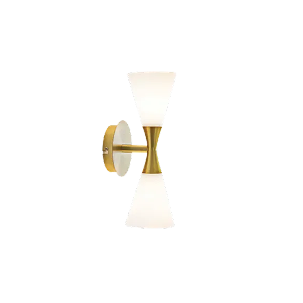 Hovedbilde Herstal Harlekin Duo Vegglampe, Brass