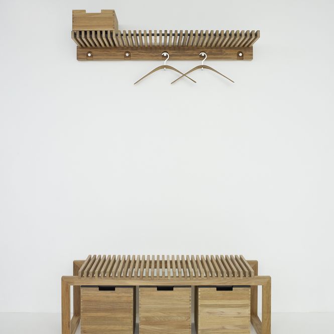 Hovedbilde Fritz Hansen Cutter Wardrobe 120cm, Eik