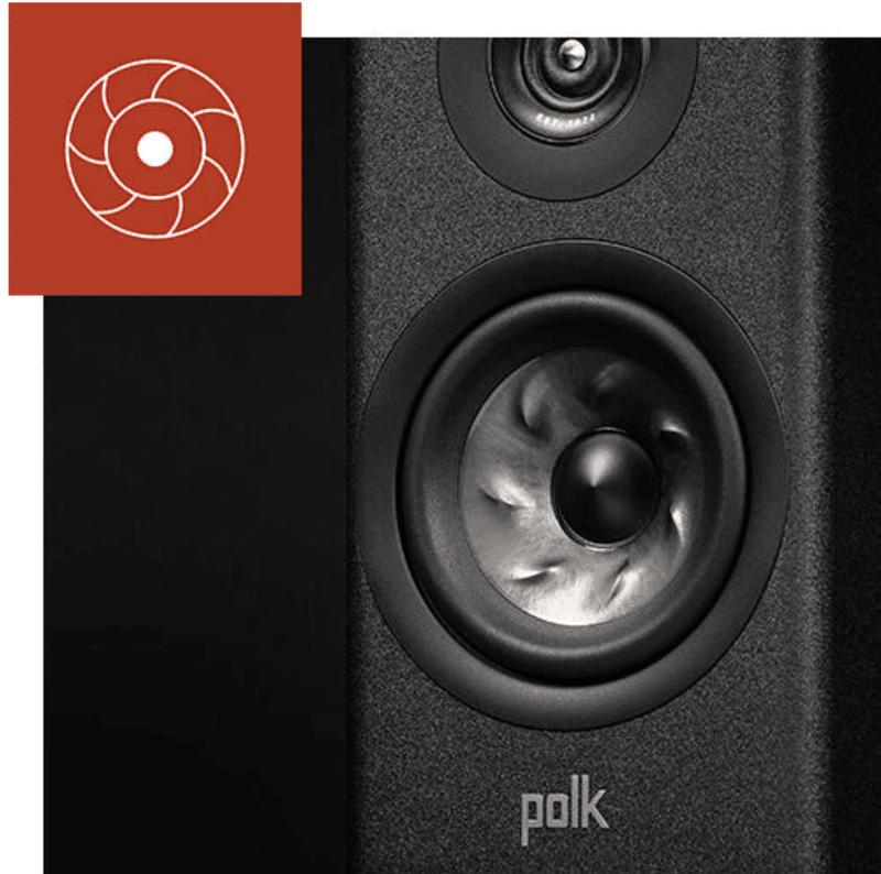 Polk Reserve R100 Stativhøyttaler, Valnøtt