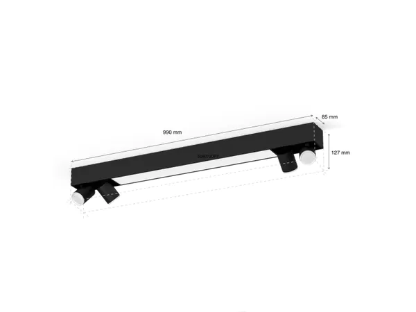 Hovedbilde Philips Hue Centris Taklampe 4 Spot, Sort