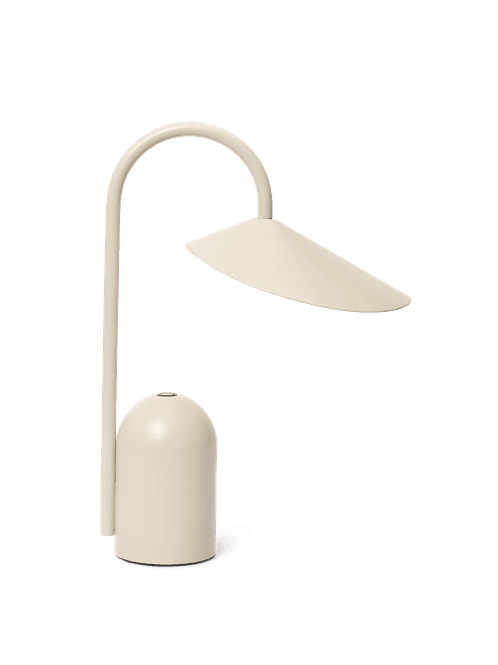 Hovedbilde Ferm Living Arum Oppladbar Bordlampe, Cashmere