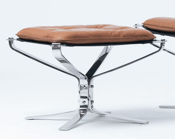 Hovedbilde LK Hjelle Falcon First Fotskammel, Vintage Cognac