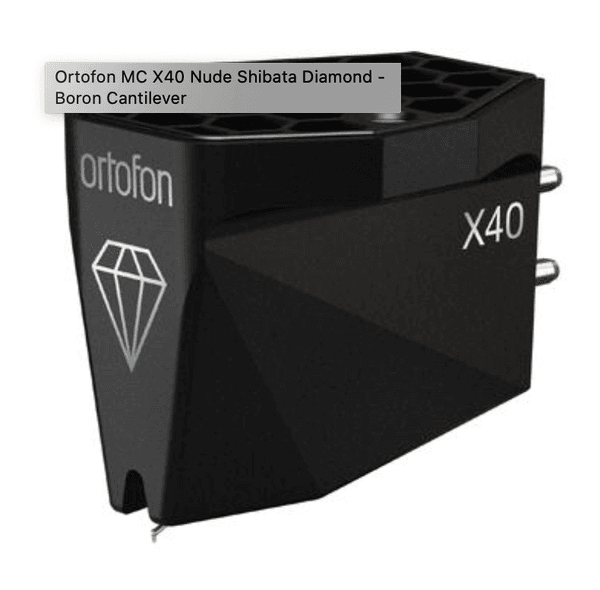 Hovedbilde Ortofon MC MC X40 Nude Shibata Diamond - Boron Cantilever