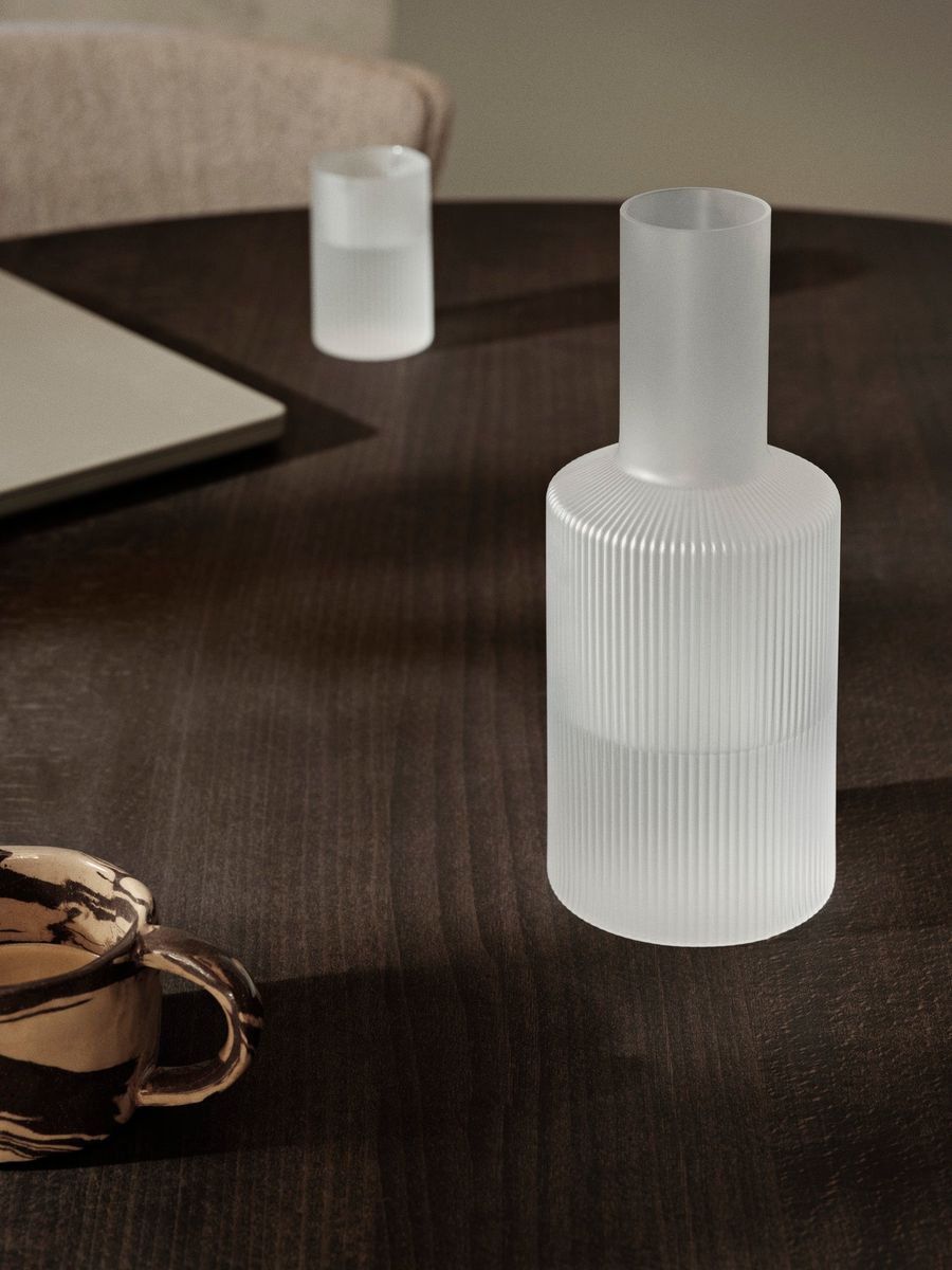 Ferm Living Ripple Karaffel, Frostet