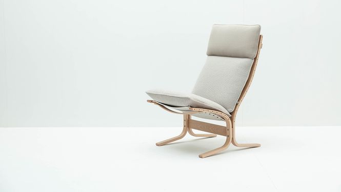 Hovedbilde LK Hjelle Siesta Trio Lenestol Høy Rygg, Beige
