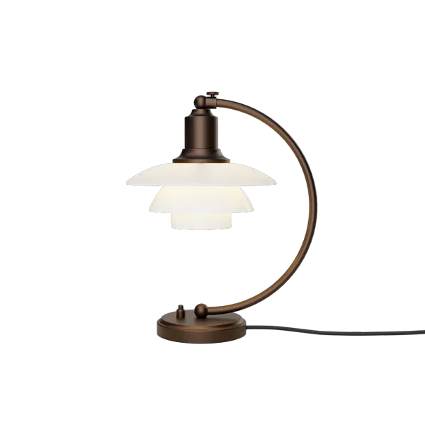 Hovedbilde Louis Poulsen PH 2/2 Luna Aged Brass Opal Bordlampe
