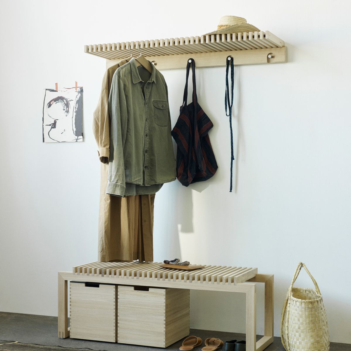 Fritz Hansen Cutter Benk, Teak
